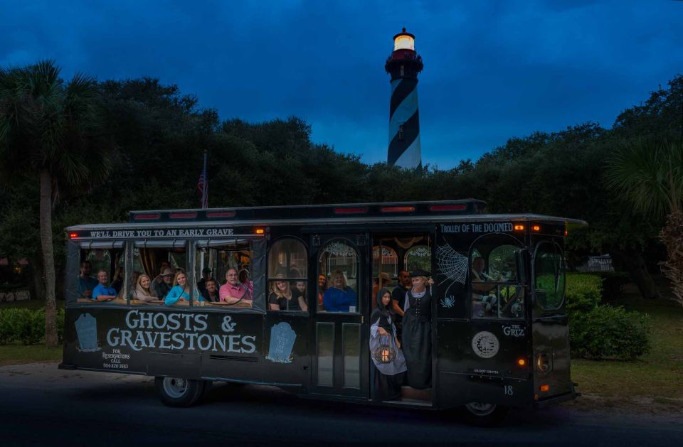 St. Augustine: Ghosts and Gravestones Old Town Trolley Tour - Key Stops