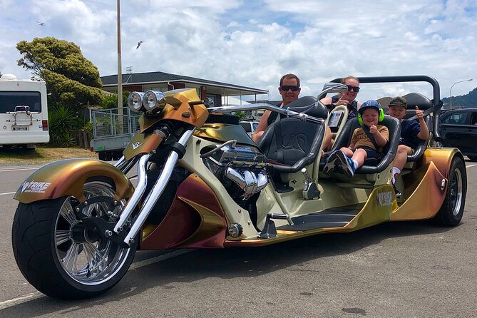 TAURANGA SHORE Excursion: V8 TRIKE - 1.5 Hour City Sites - Whats Included in the Tour