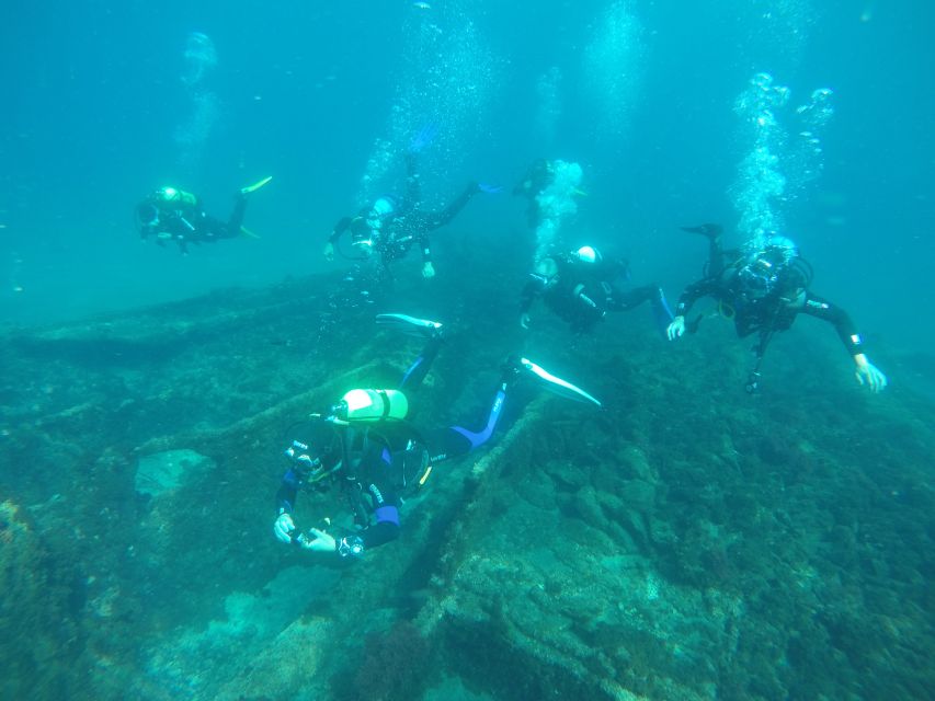 Terceira: Angra Do Heroismo Scuba Diving Tour With 2 Dives - Inclusions