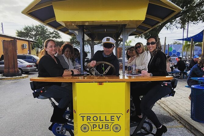 Trolley Pub Party Bike Through St. Pete With Bar+Mural Stops - Itinerary Overview