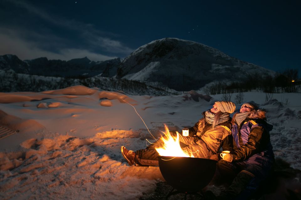 Tromsø: Aurora Borealis Chase With Guide, Meals & Campfire - Itinerary Highlights
