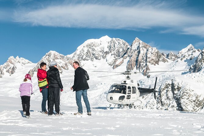 Twin Glacier Fox and Franz, Snow Landing (Allow 30 Mins – Departing Fox Glacier)