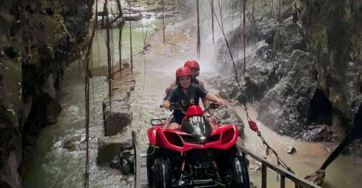 Ubud: Quad ATV Waterfalls & Barong Caves - Included and Optional