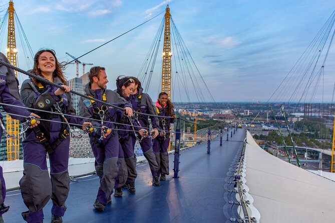 Up at The O2 Twilight Climb - Climbing Experience Highlights