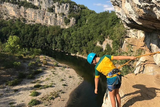 Via Corda in Ardèche + Big Abseil - What to Expect