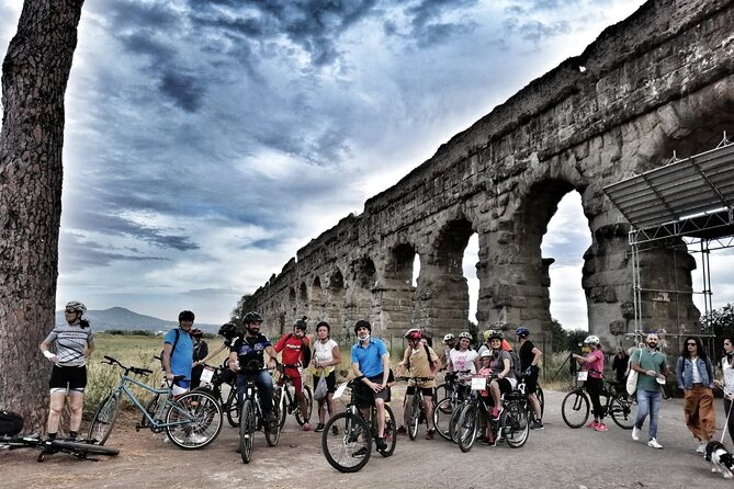 Wake up or Sunset Appian Way & Aqueducts E-Bike Tour W/ Catacombs - Meeting and Pickup