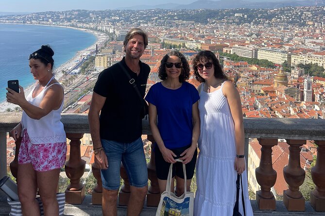 Walking Tour of Nice, the Old Town & the Coline Du Château - Crossing the Promenade Des Anglais