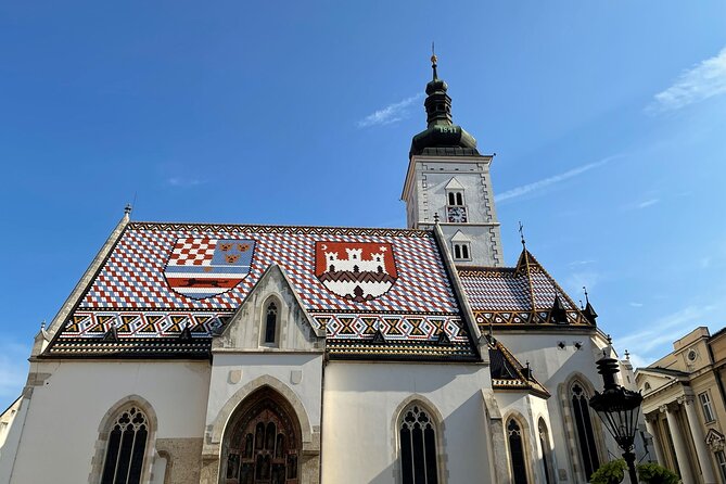 Zagreb Small Group Walking Tour With Funicular Ride & WW2 Tunnel - Visiting St. Marks Church