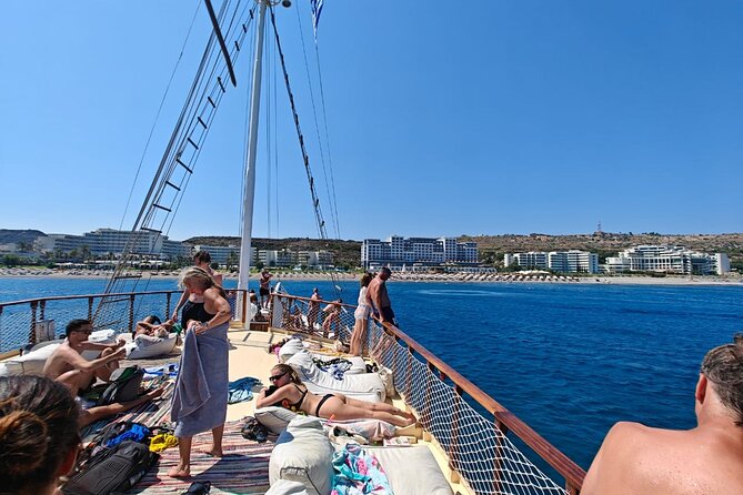 30M Wooden Traditional Boat - 6.5 Hours Day Cruise in Rhodes - Accessibility Options