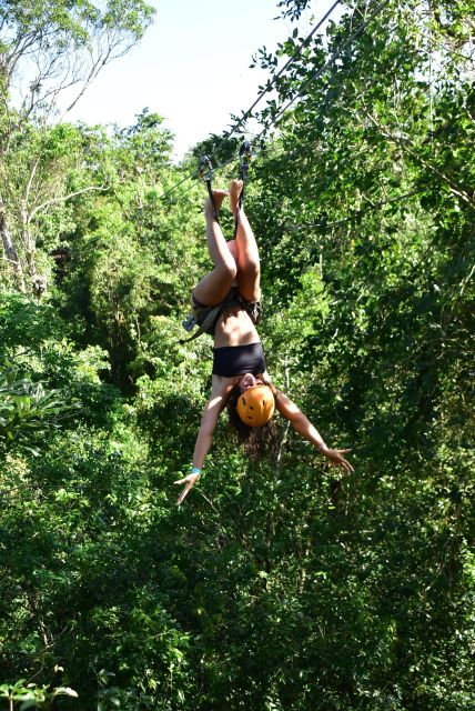 Adrenaline Tour: Atv, Ziplines and Cenote Swim Experience - Zipline Adventure Through Jungle