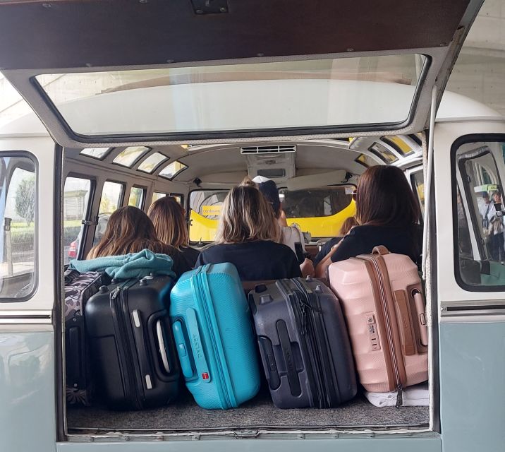 Airport Transfer With Vintage Vw Kombi Van - Panoramic City Views