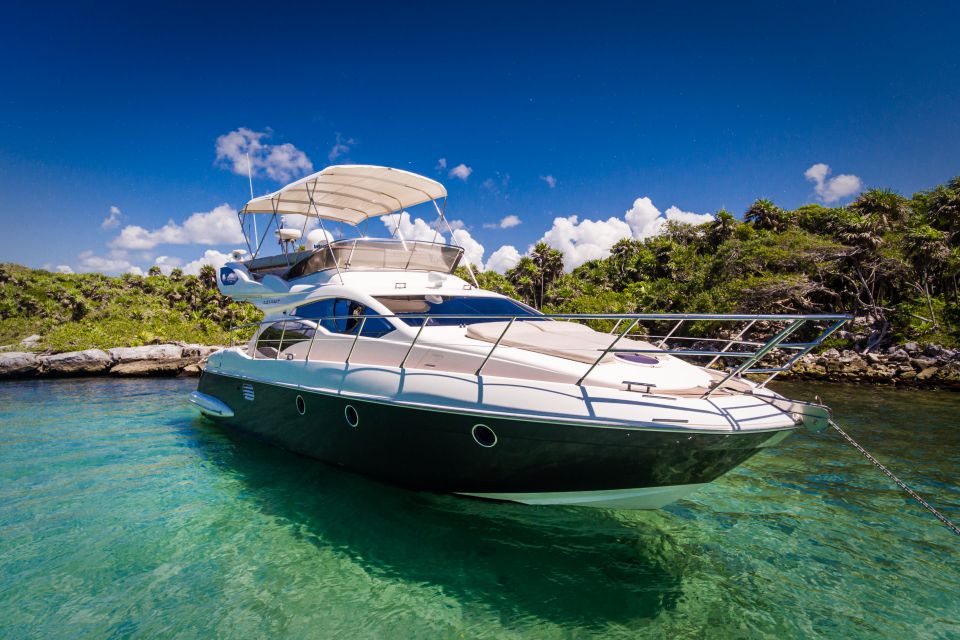 All Inclusive: Riviera Maya, Tulum, Yacht 43 Azimut 4hrs - Amenities Included