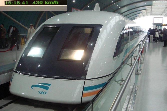 Arrival Transfer by High-Speed Maglev Train: Shanghai Pudong International Airport to Hotel - High-Speed Maglev Train Journey