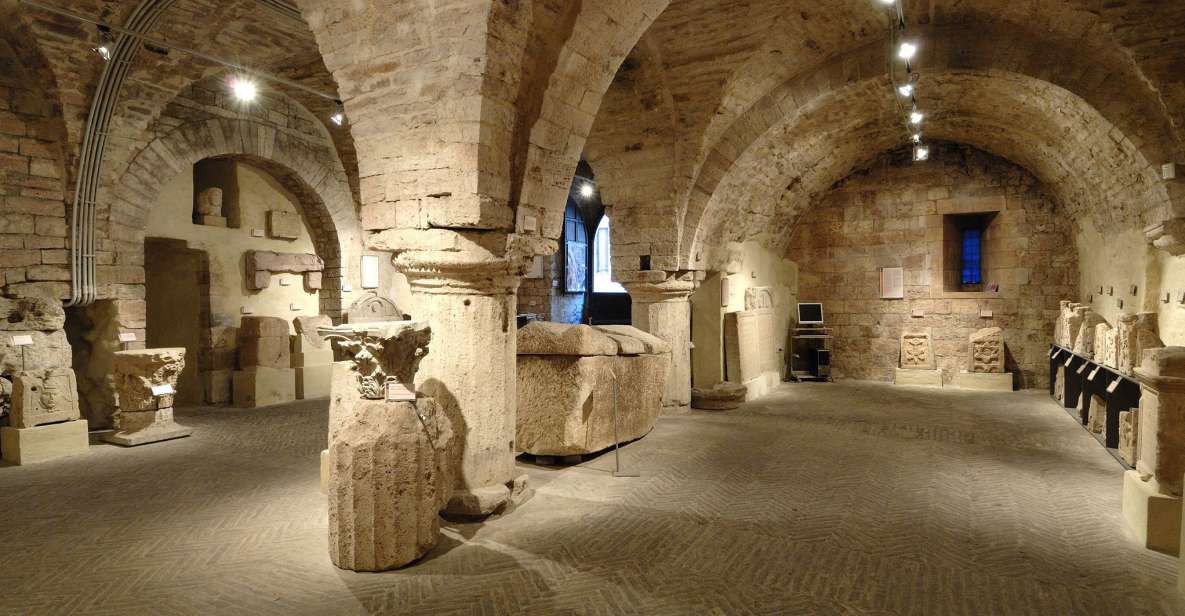 Assisi: Crypt of San Rufino and Roman Forum Underground Tour - Diocesan Museum and Cathedral Artwork