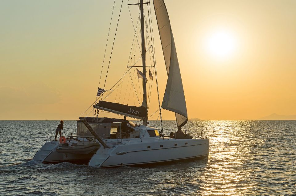 Athens Full-Day Cruise With a Sailing Catamaran - Highlights of the Experience