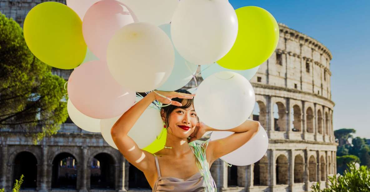 Balloons Experience in Rome: Private Photoshoot - Duration and Meeting Point