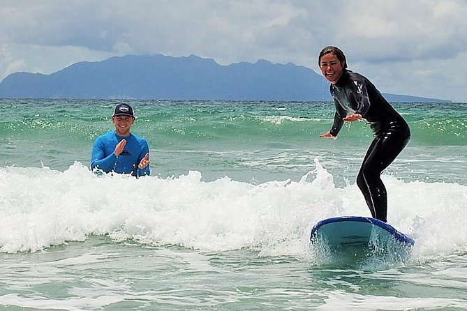 Beginner Surf Lesson at Te Arai Beach - Accessibility Information