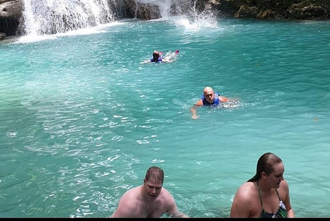 Blue Hole and Dunns River Falls Private Tour From Montego Bay - Included Activities and Amenities