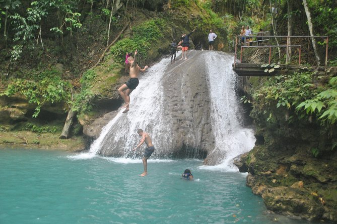 Blue Hole & Secret Falls Day Trip Plus Shopping From Runaway Bay - Shopping in Ocho Rios