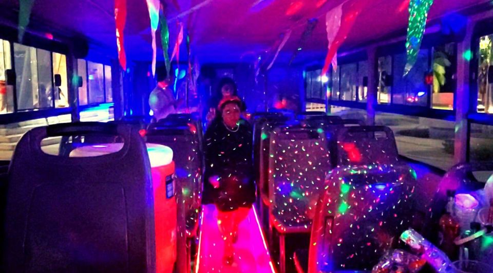 Cancun: Private 3 Hour Party Bus - Inclusions