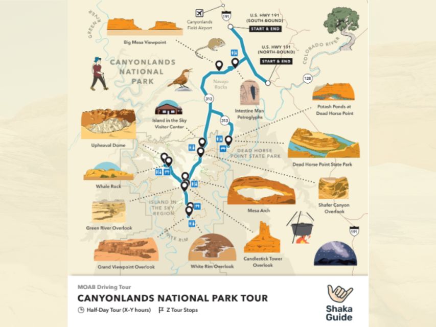 Canyonlands National Park: Self-Guided Audio Driving Tour - Included in the Tour