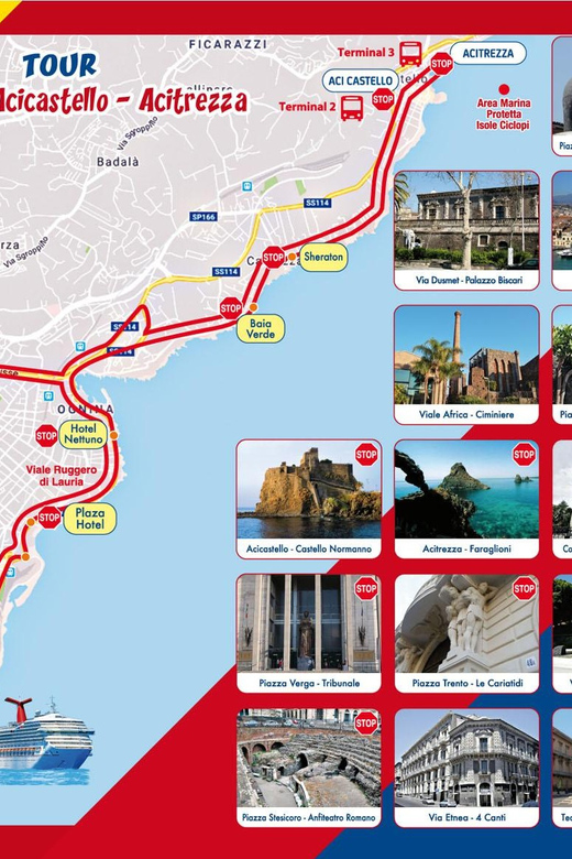 Catania: Hop-On, Hop-Off Bus to Acicastello and Acitrezza - Key Features of the Tour