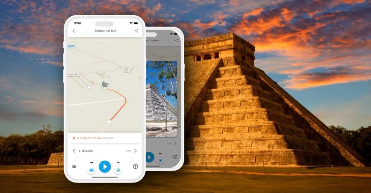 Chichen Itza Audioguide Mobile App in English - Inclusions in the Audioguide