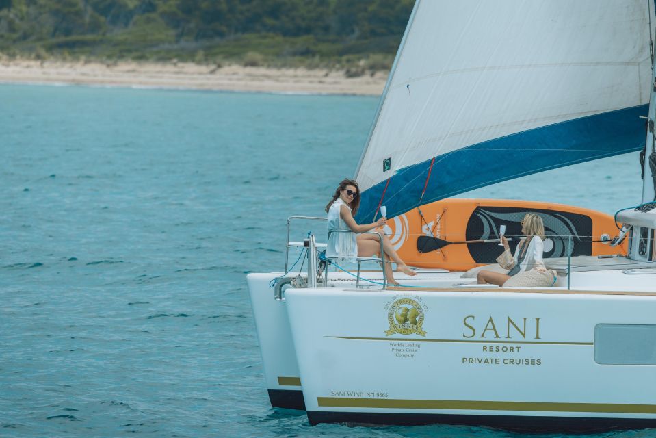 Corfu: Private Sunset Cruise With a Lagoon Catamaran - Included Amenities