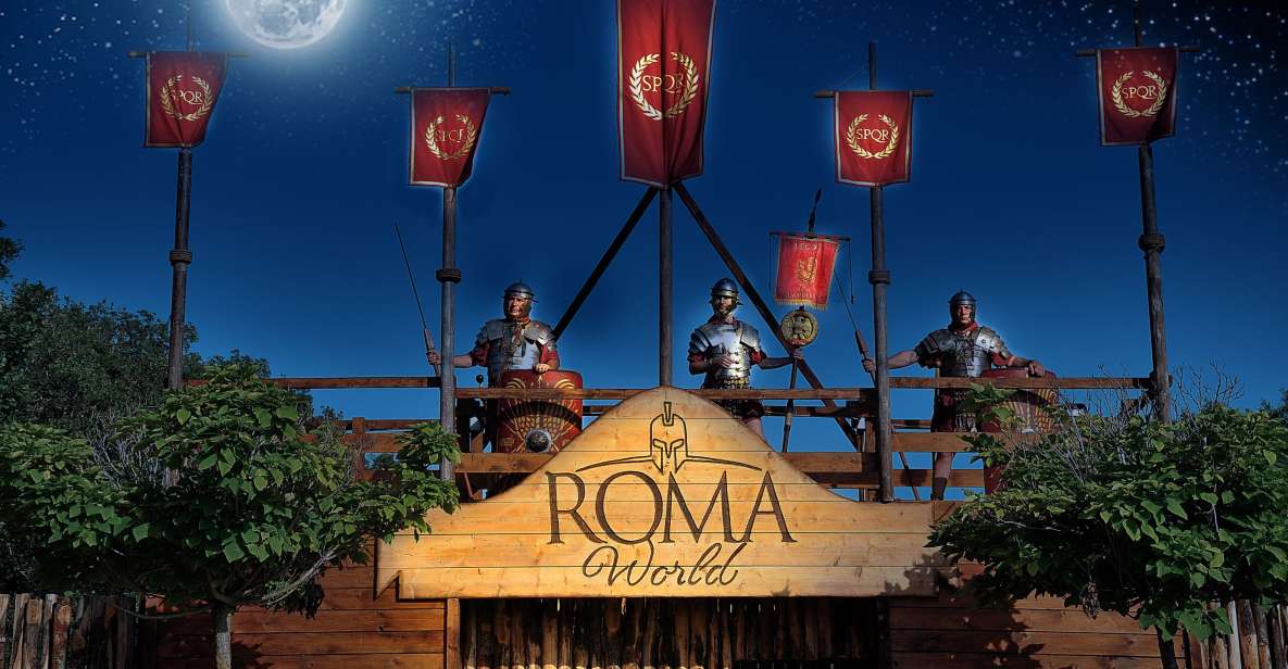 Eat Under the Stars Like a Gladiator With Roma on Fire Show - Enchanting Evening Atmosphere