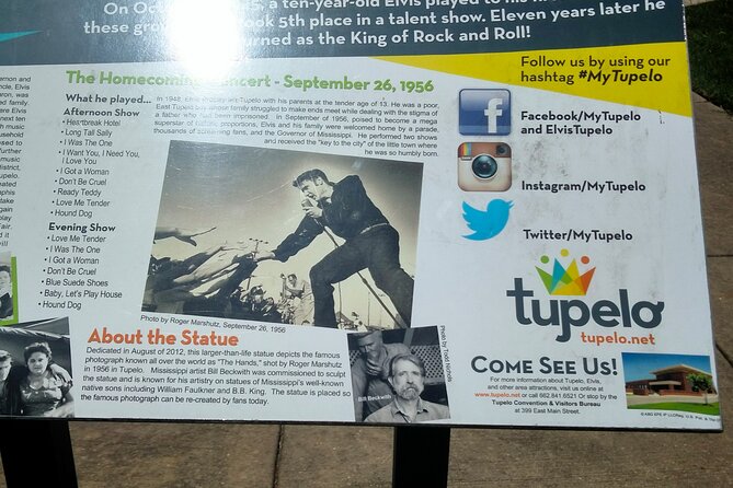 Elvis Presley Birthplace Park in Tupelo With Transport From Memphis - Significant Locations Visited