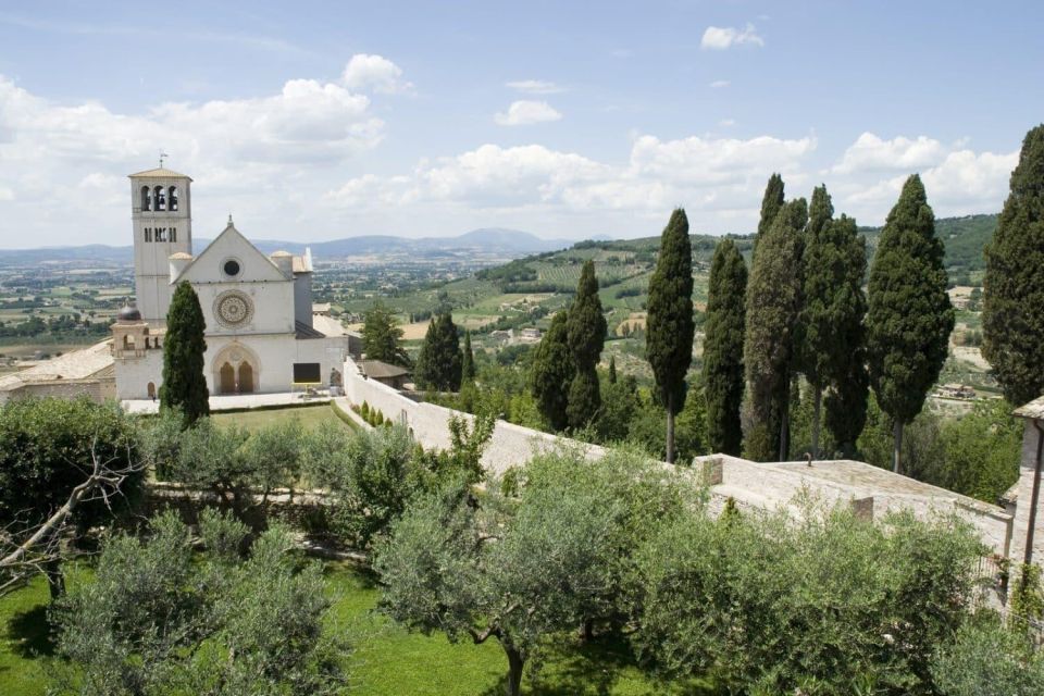 Excursion to Assisi With Wine Tasting - Departure From Rome - Guided Tour of Basilica