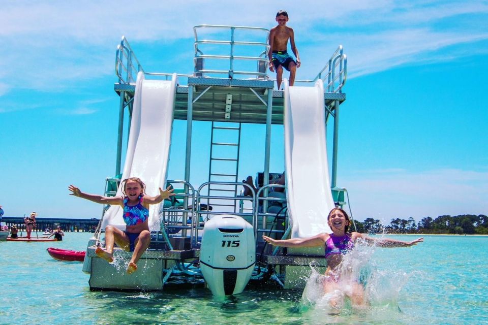 Fort Walton: Double Decker Full Day Pontoon Boat Rental - Full Description