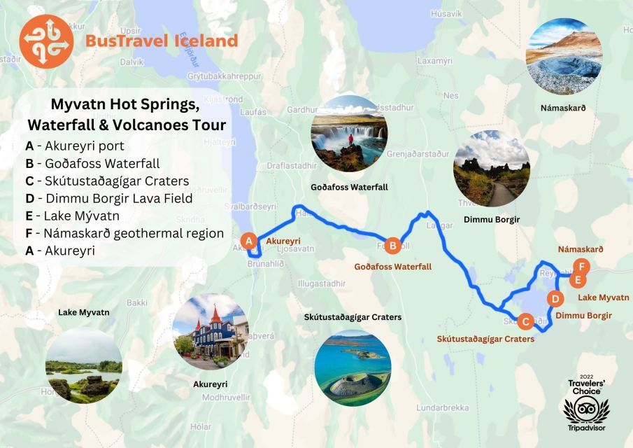 From Akureyri: Myvatn Lake, Craters, & Waterfall Tour - Meeting Points