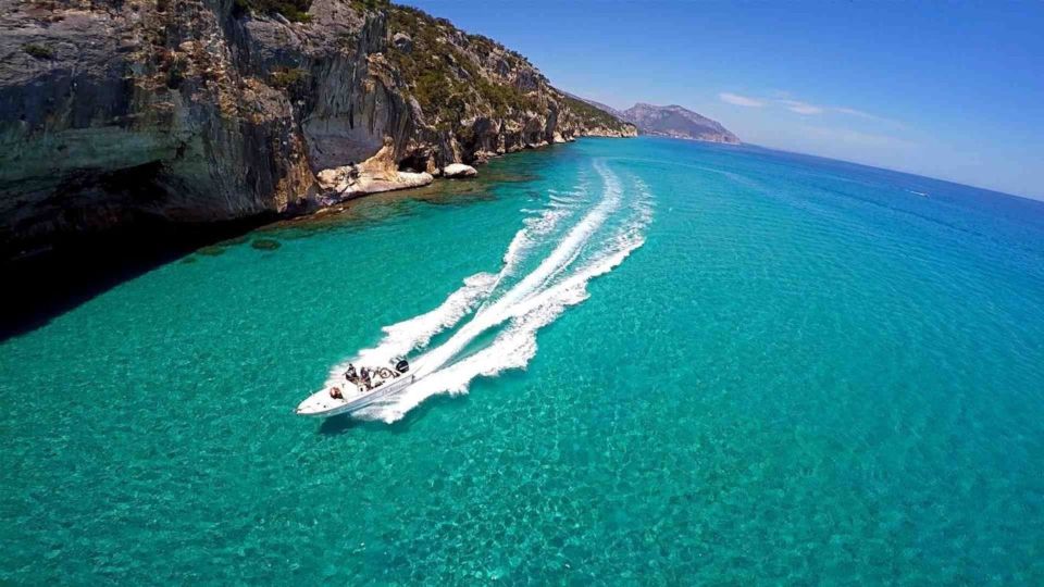 From Cala Gonone: Gulf of Orosei Speedboat Trip and Aperitif - Itinerary and Stops