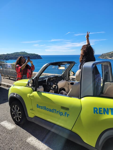 From Nice: Monaco & Eze Guided Tour in Electric Convertible - Vehicle Information