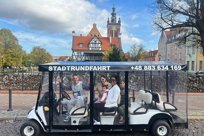 Gdansk 2H Top City Sightseeing Tour by Golf Cart - Inclusions and Refreshments