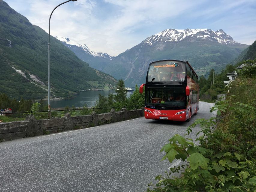 Geiranger: City Sightseeing Hop-On Hop-Off Bus Tour - Main Stops on the Route