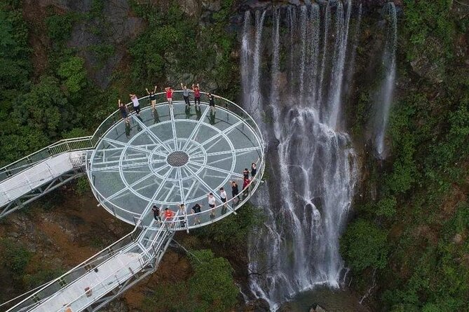 Gulong Gorge Skywalk Glass Bridge and Waterfall View Private Tour - Experiencing the Cable Car Ride