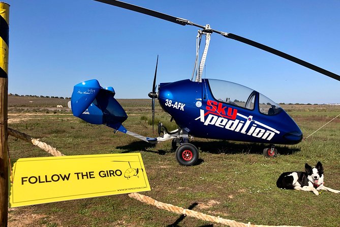 Gyrocopter Flight Experience in Azores- Faial - Safety and Communications Equipment