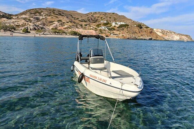 Half-Day Boat Rental With Skipper Option in Milos - Booking and Logistics Information