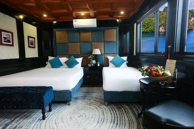 Halong Milalux 5 Star Cruise 2 Days 1 Night, All Inclusive, Transfer - Meeting and Pickup