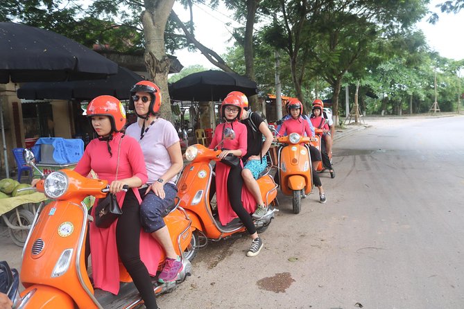 Hanoi Vespa Full Day City & Countryside With Female Ao Dai Riders - Exploring Hanois City Highlights