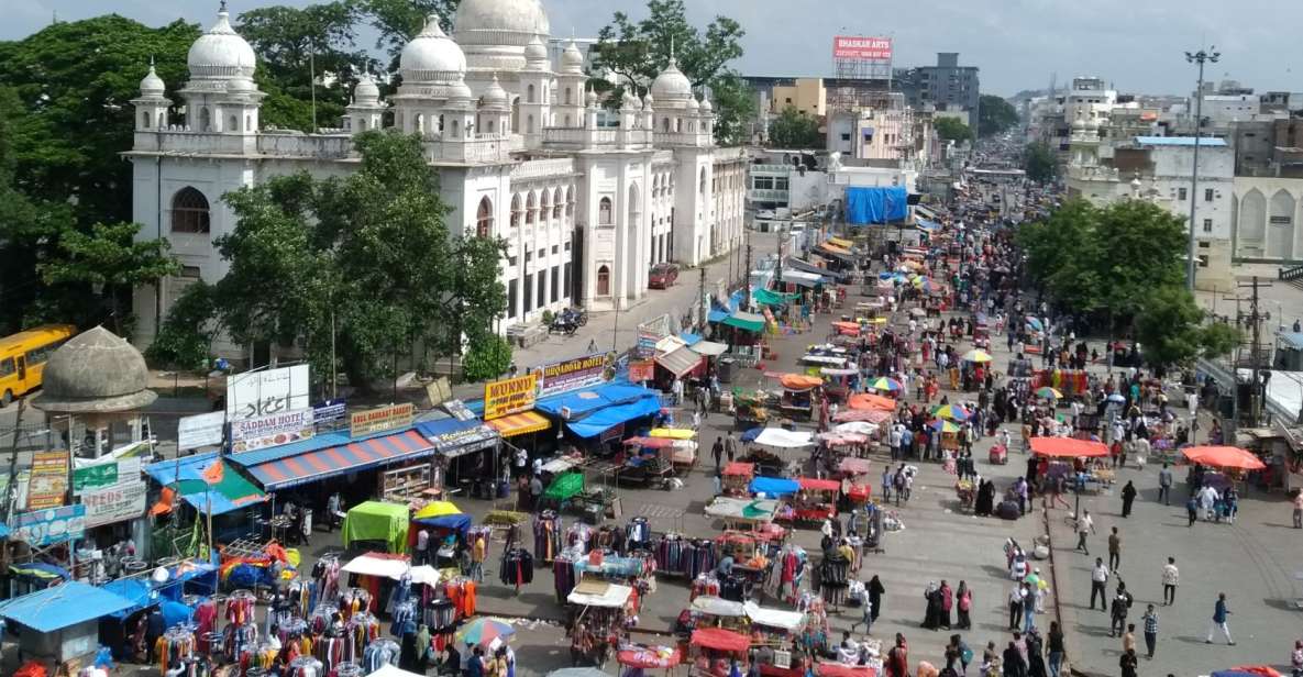 Hyderabad Shopping and Food Tasting Guided Half Day Tour - Iconic Landmarks to Explore