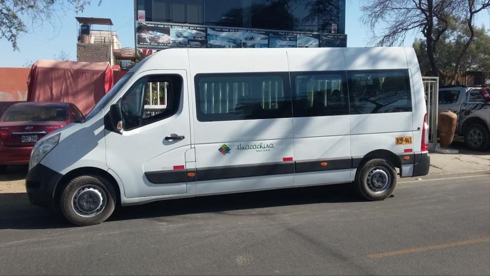 Ica: Bus Station Transfer To/From City Center or Huacachina - Booking Process