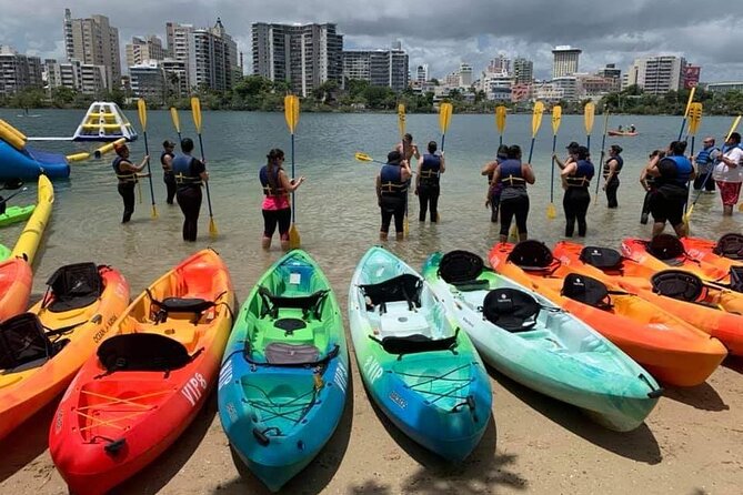 Kayak Rental Equipment at Condado Lagoon - Location and Parking Details
