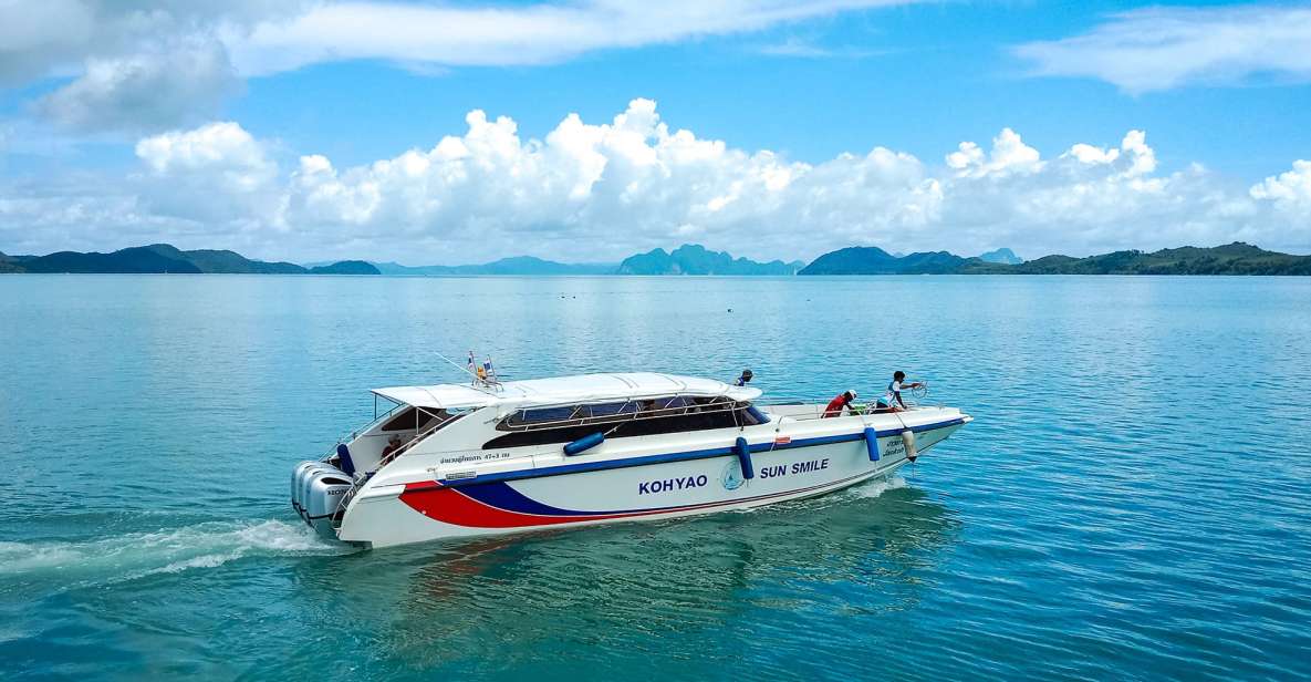 Krabi: Speed Boat Transfer to Koh Yao - Included Services