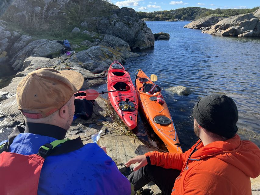 Kristiansand: Scenic Double Sea Kayak Tour Around Odderoya - Included Equipment