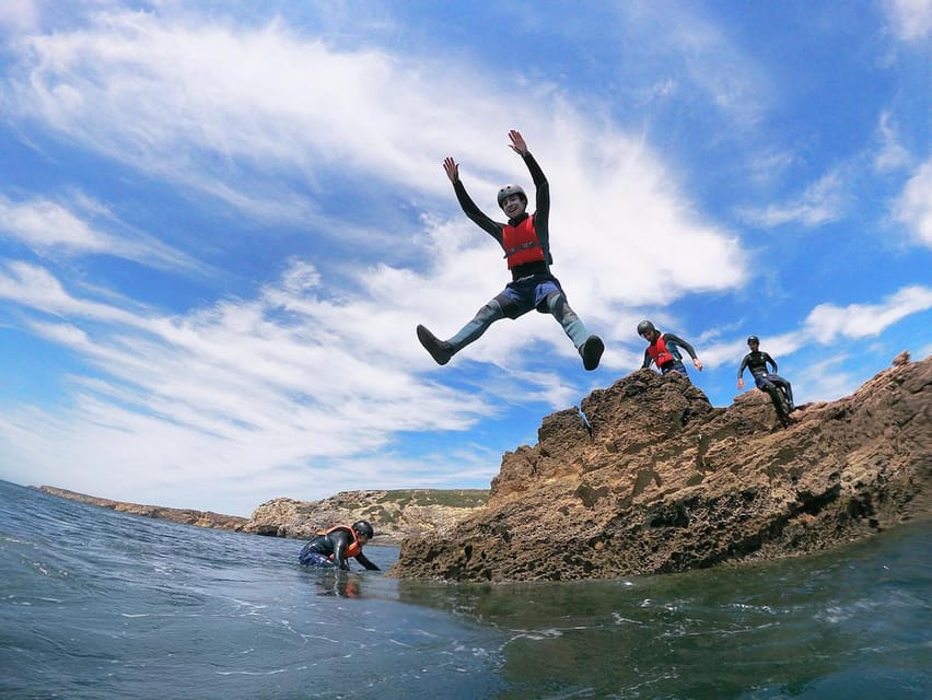 Lagos: Algarve Coasteering and Snorkeling Adventure - Coasteering Highlights