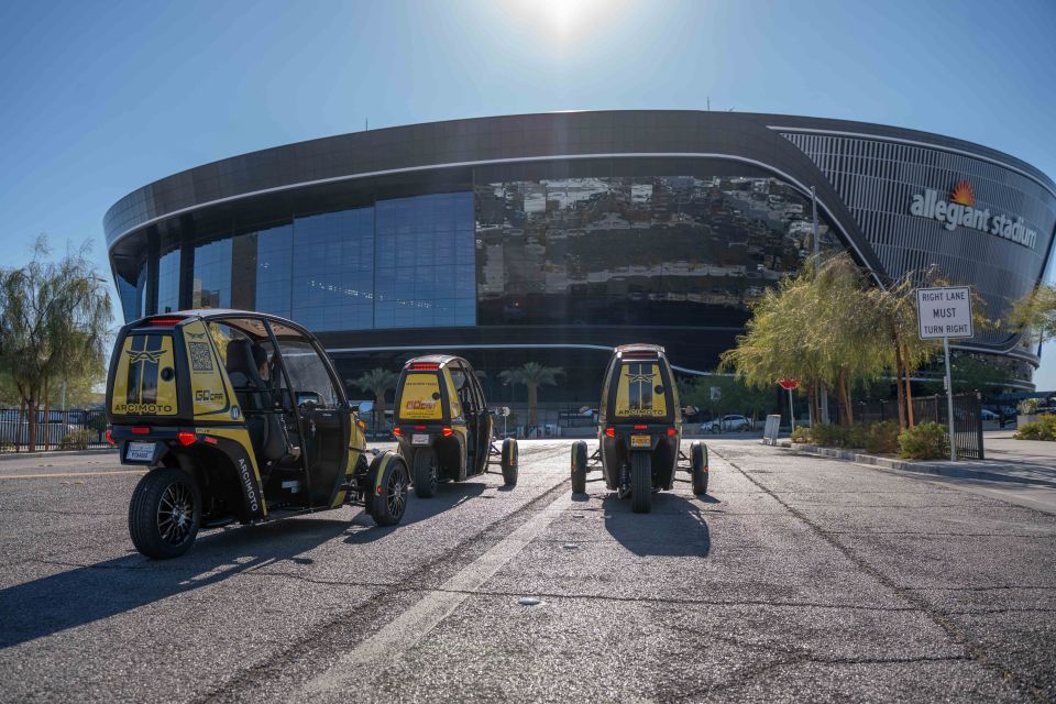 Las Vegas: Full Day Talking GoCar Tour Explore Las Vegas - STRAT Hotel and Sky Pod