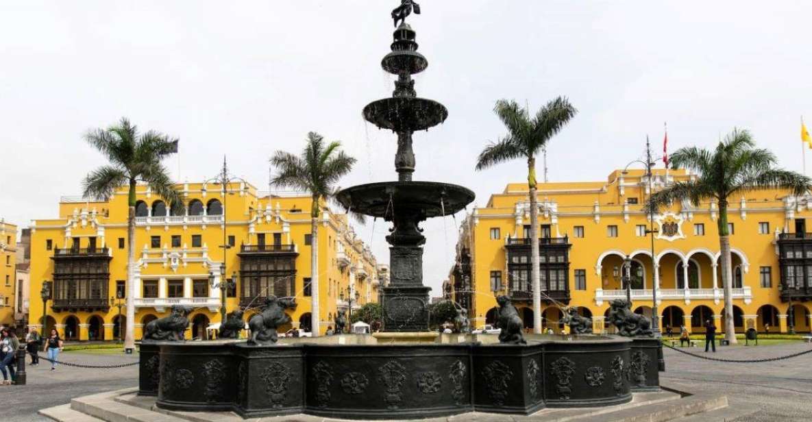 Lima City Walking Tour With Pick up & Drop off Small Group - Itinerary Details
